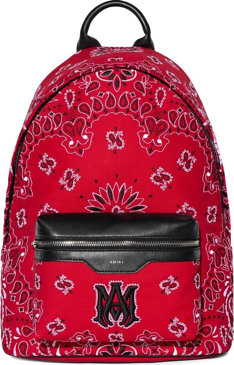 

Рюкзак Amiri Bandana Embroidered Backpack Red, красный