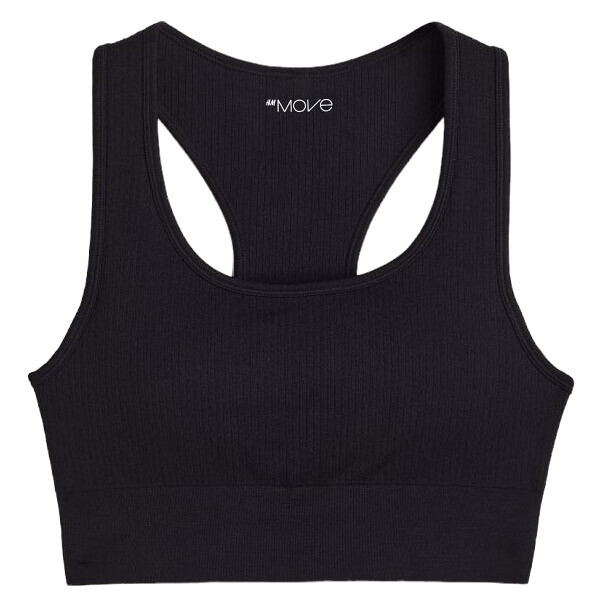 

Спортивный топ H&M Seamless In DryMove, черный