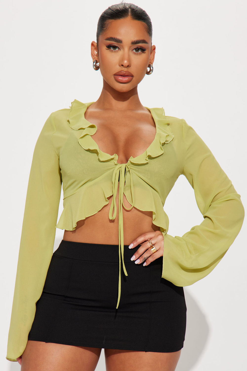 

Блузка Fashion Nova ZDCHT122302, шартрез