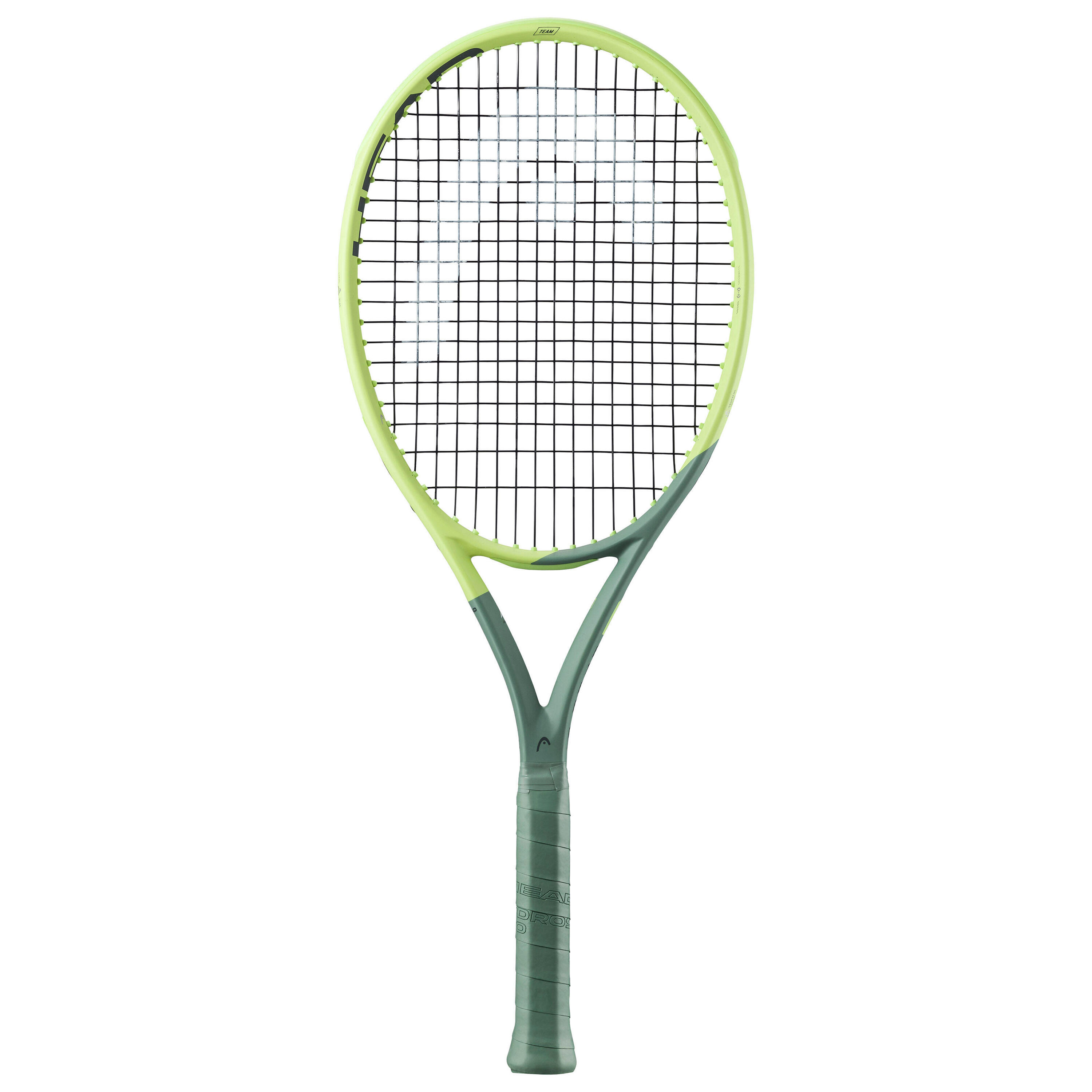 Теннисная ракетка Head - Auxetic Extreme Team Yellow 275 г, зеленый лайм/серо-зеленый клюшка хоккейная с мячом и шайбой 83 см d мяча 7 см