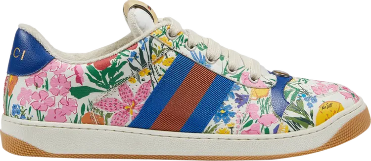 

Кроссовки Ken Scott x Gucci Screener Floral, разноцветный