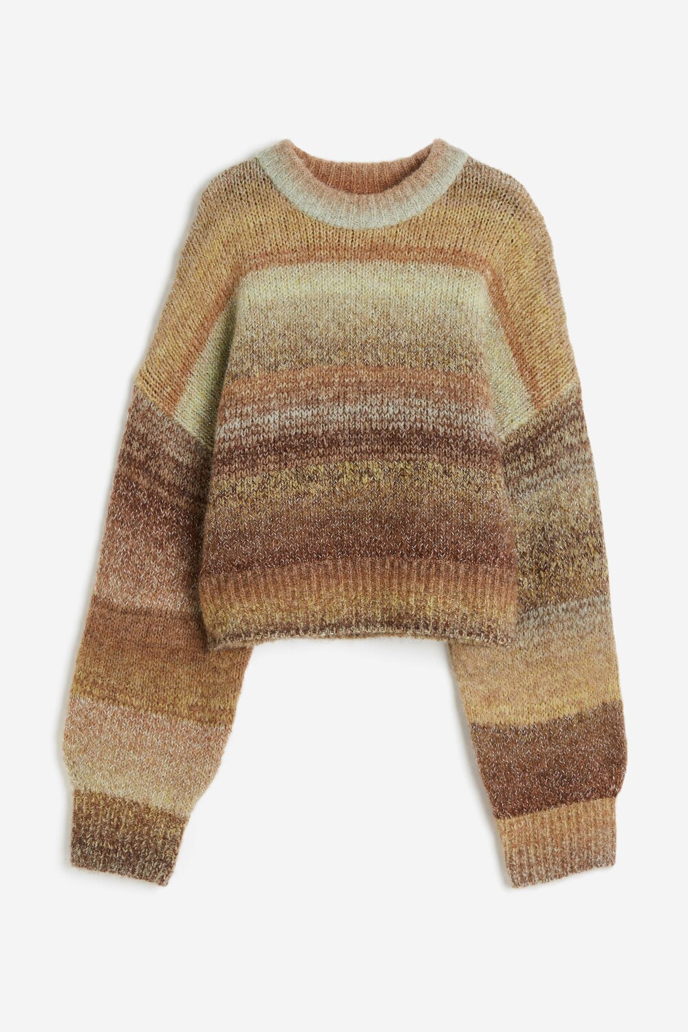 

Джемпер H&M Oversized Jacquard-knit, темно-бежевый