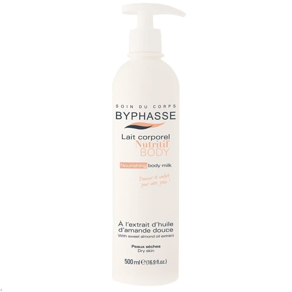 

Byphasse Lait Corporel Nutritif Питательное молочко для тела миндальное молочко для тела для сухой кожи 500мл