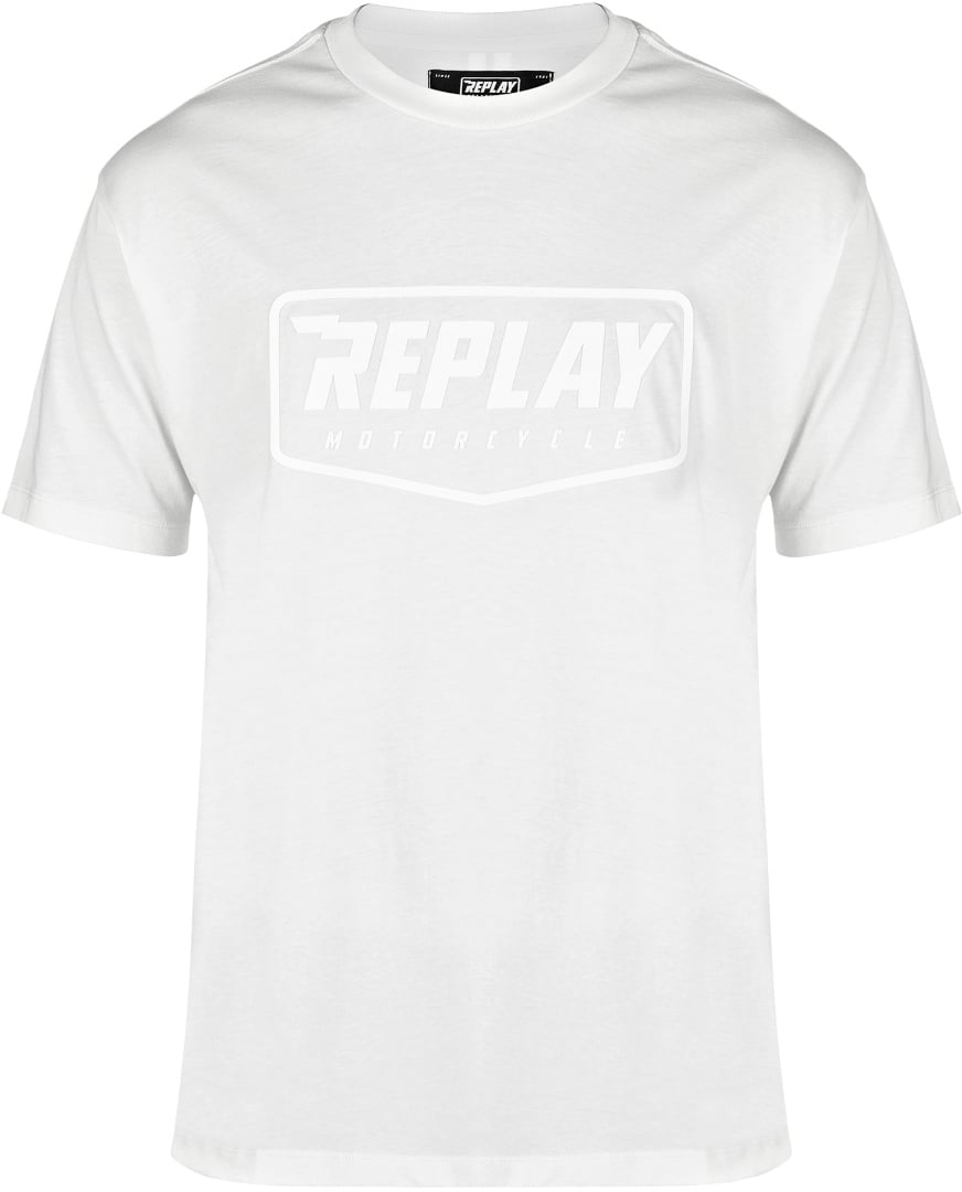 Футболка Replay Logo, белый - фото