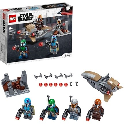 

Конструктор Lego 75267 Star Wars Mandalorian Battle Pack с 4 мини фигурками