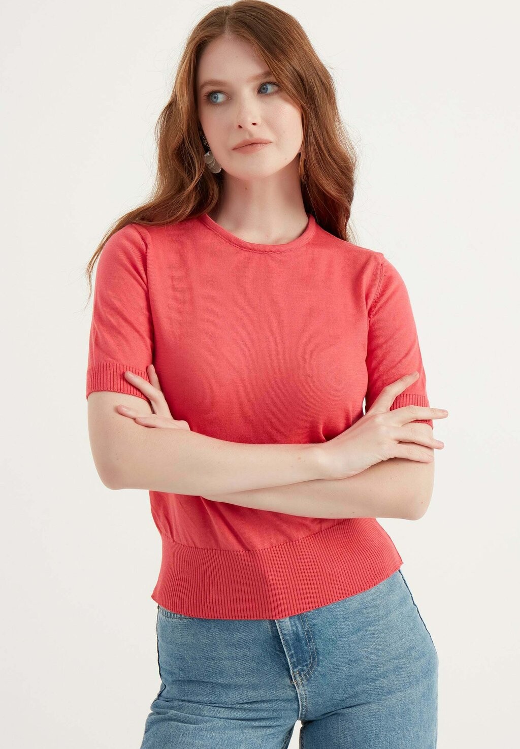 

Вязаный свитер Half Sleeve Knitwear Herita, цвет pink