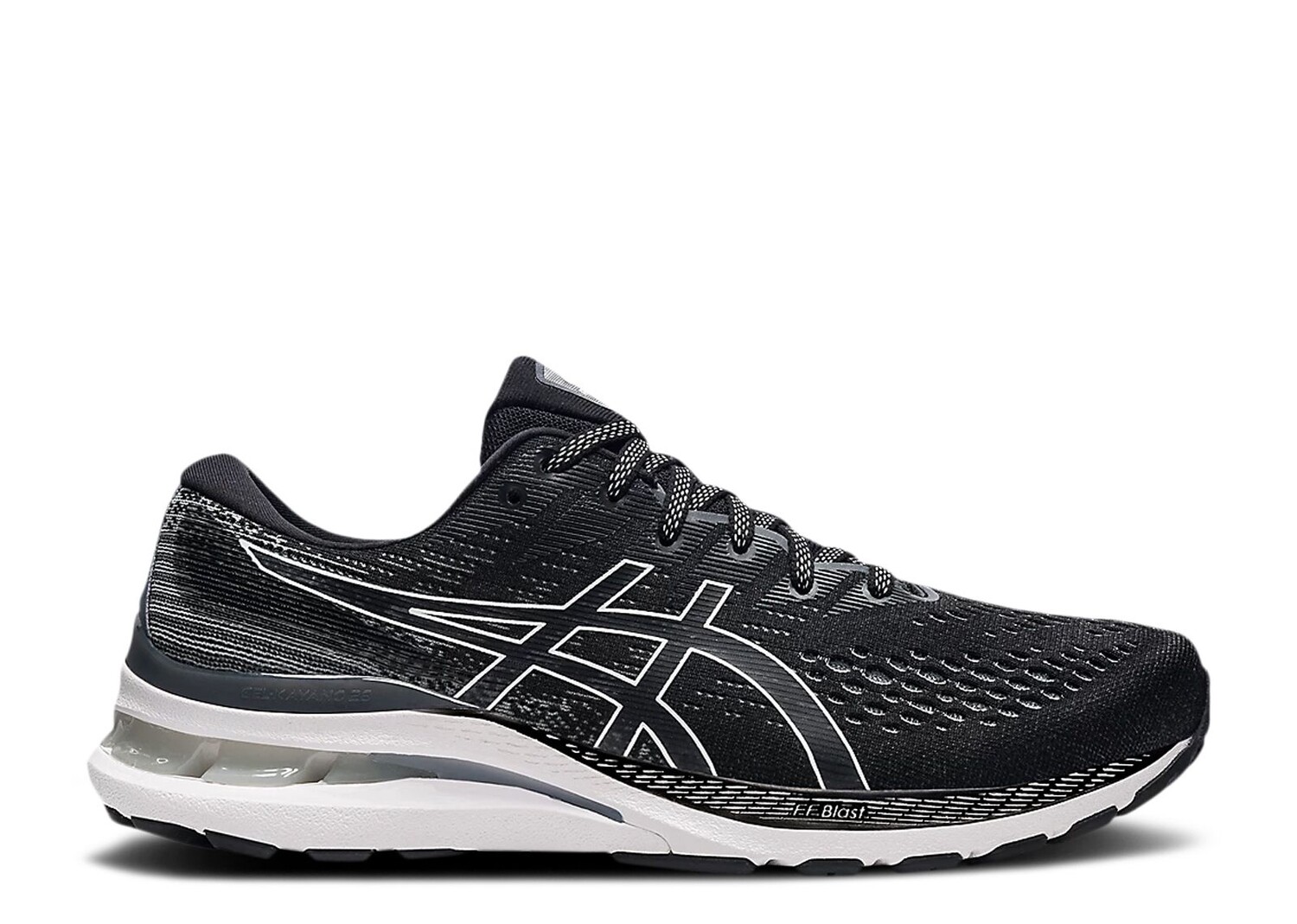 

Кроссовки ASICS Gel Kayano 28 4E Wide 'Black White', черный