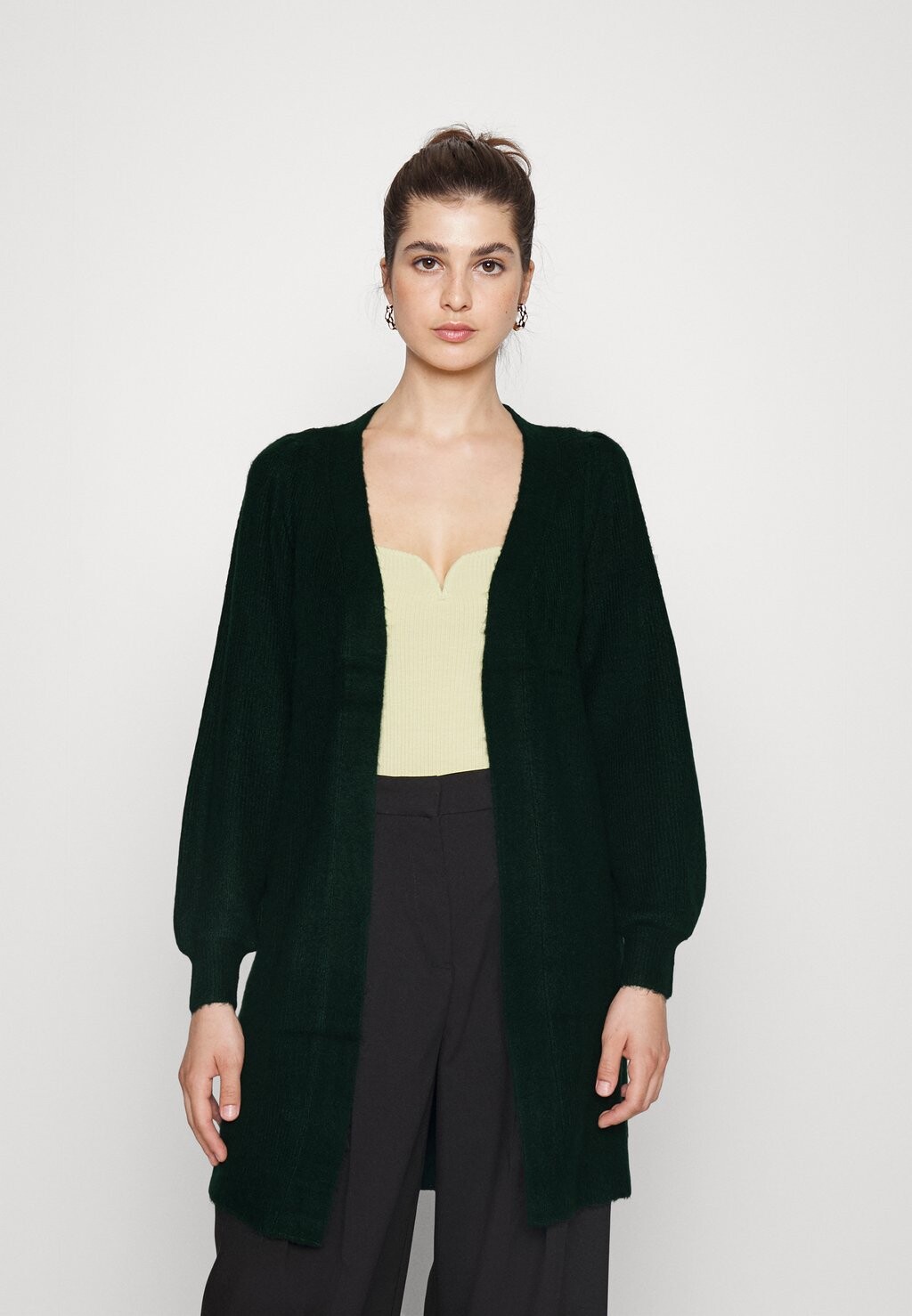 

Кардиган Vero Moda VMRUBELLEFILE ДЛИННЫЙ КАРДИГАН, цвет pine grove/melange