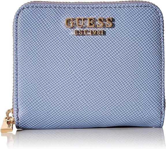 

Женский маленький кошелек на молнии Laurel GUESS, голубой