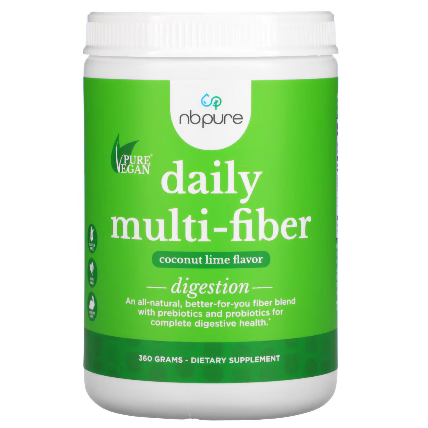 

NB Pure, Daily Multi-Fiber, кокос и лайм (360 г)