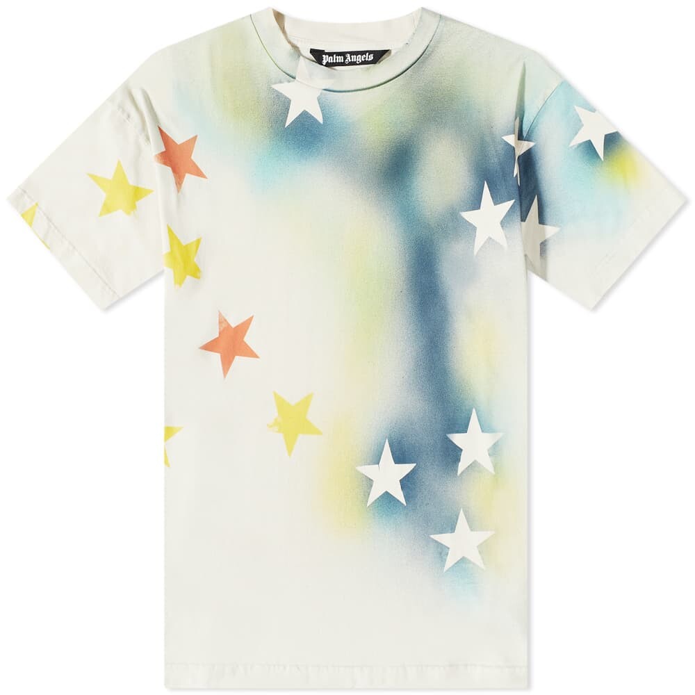 

Футболка Palm Angels Sprayed Stars Tee, Серый