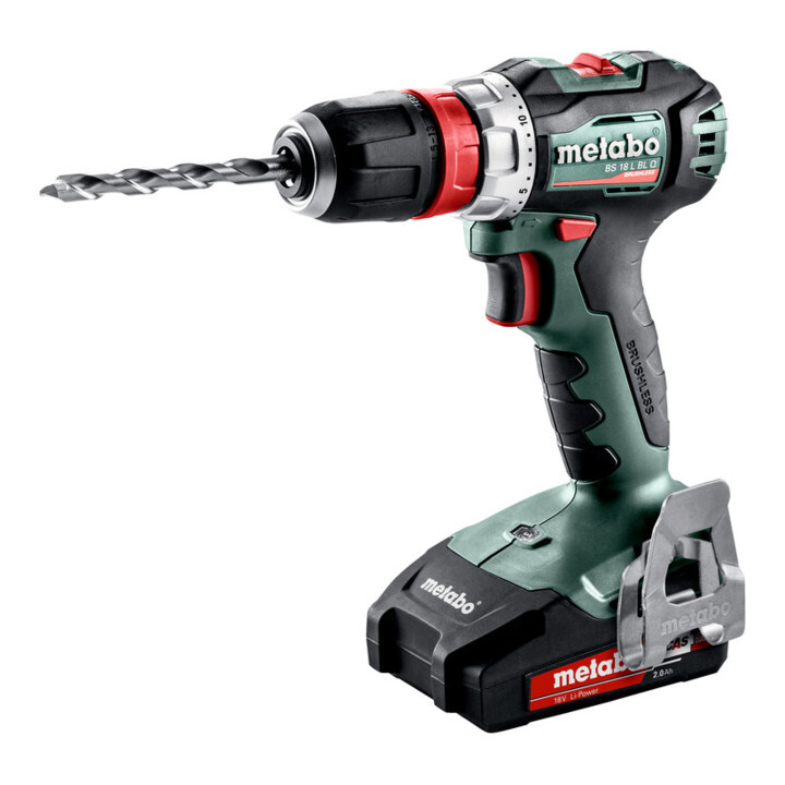 Аккумуляторная дрель-шуруповерт Metabo BS 18 L BL Q 18V 2x2Ah Li-Ion + SC 30 + metaBOX 145 дрель шуруповерт metabo bs 14 4 602206550