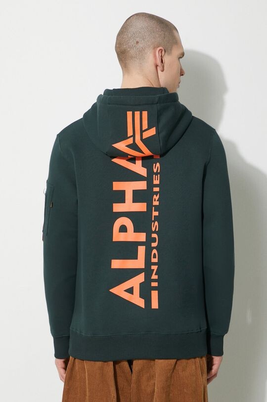 

Фуфайка Alpha Industries, зеленый