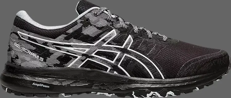 

Кроссовки gel scram 5 'black white camo' Asics, черный