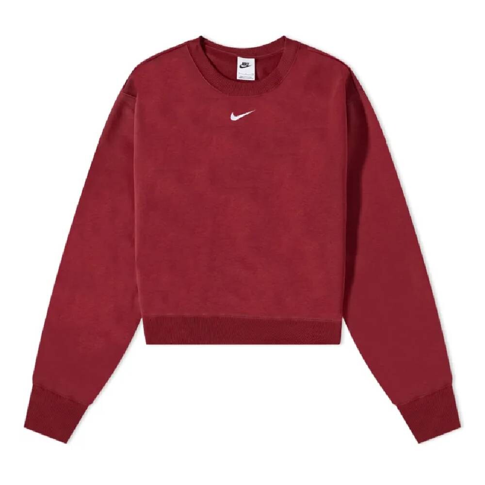 

Толстовка Nike Phoenix Fleece Oversized Crew, красный