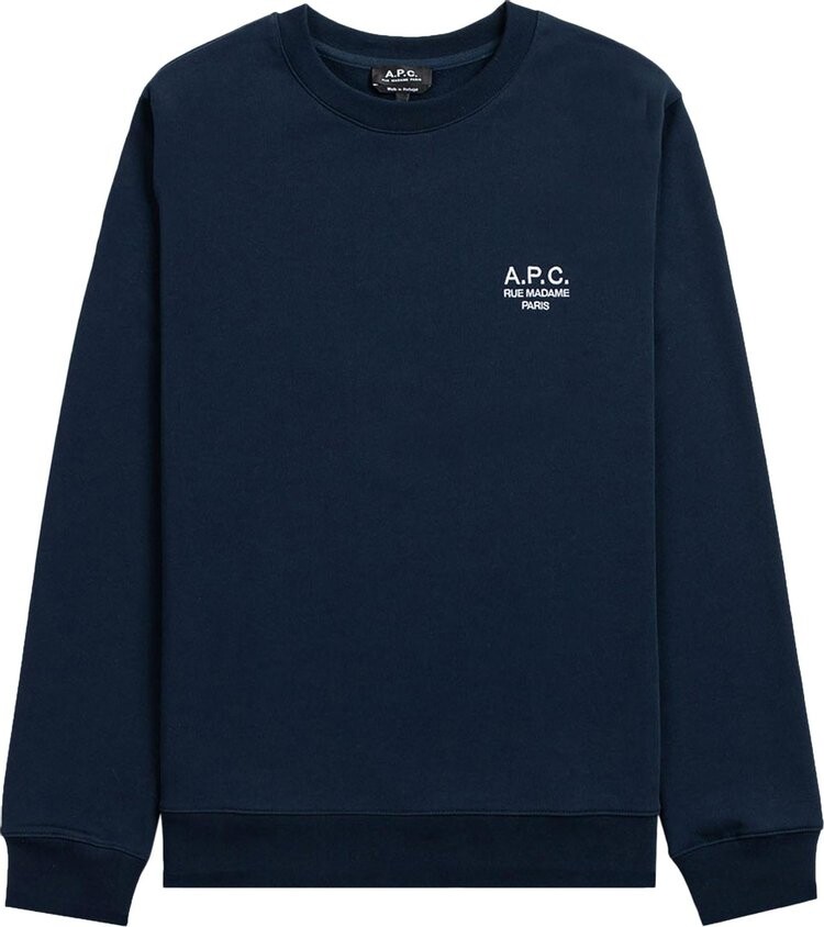 

Толстовка A.P.C. Rider Sweatshirt 'Marine', синий