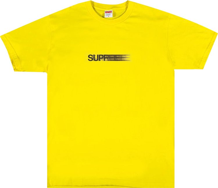 Футболка Supreme Motion Logo Tee 'Yellow', желтый футболка supreme motion logo tee black черный