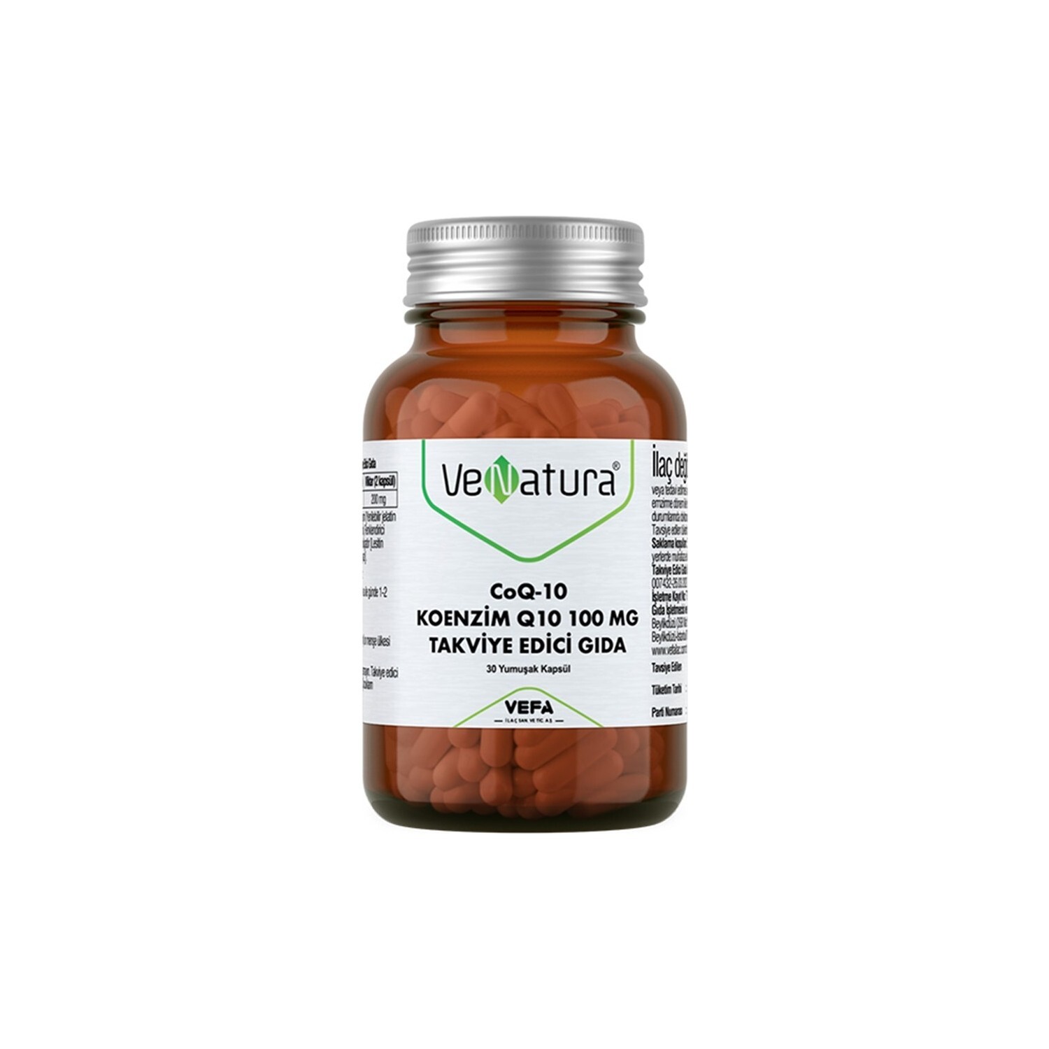 

Venatura Coq-10 Coenzyme Q10 30 Capsule 100MG