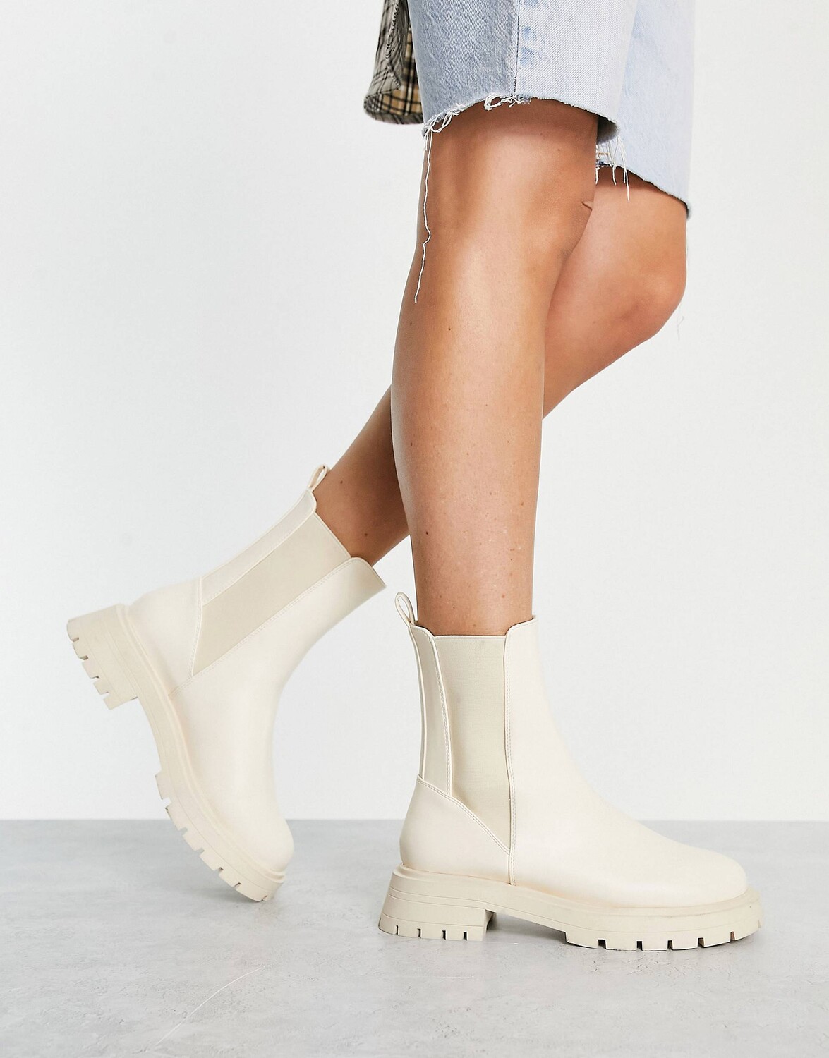 

Сапоги челси ASOS DESIGN Alfie, белый