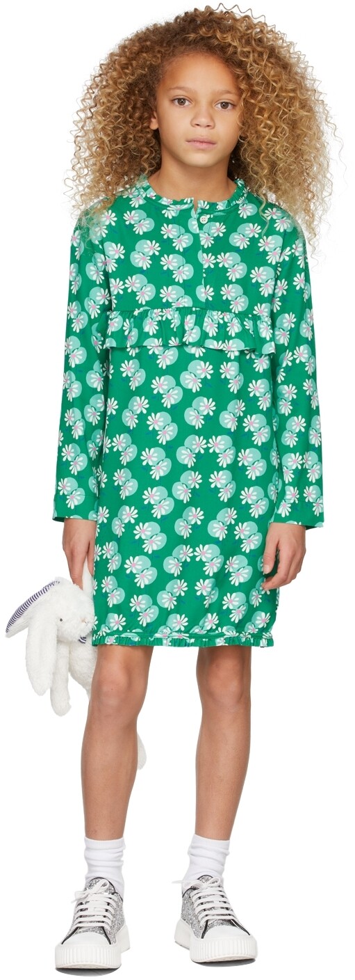 

Детское зеленое платье Bollo Daisy Marni
