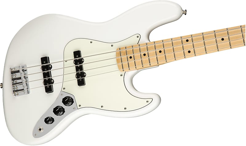 цена Fender Player Jazz Bass, кленовый гриф, полярно-белый 0149902515
