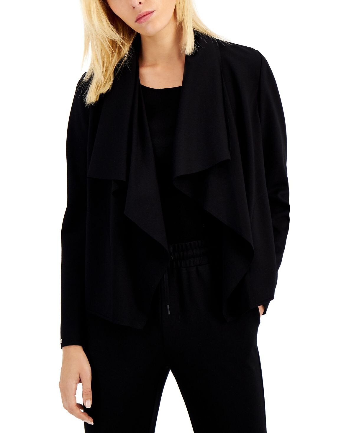 

Куртка serenity с драпировкой спереди Anne Klein, мульти