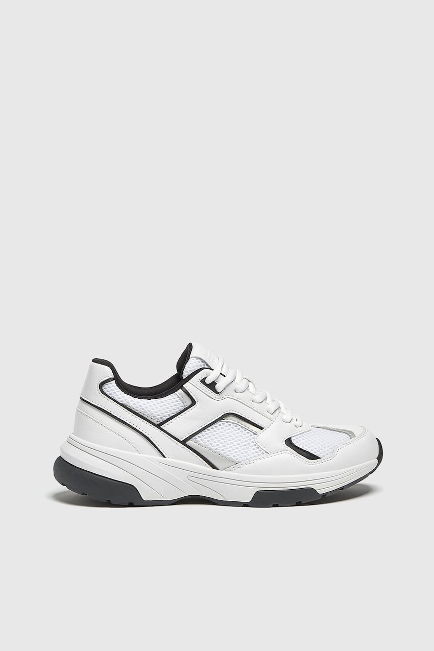 

Кроссовки для бега Pull&Bear, белый