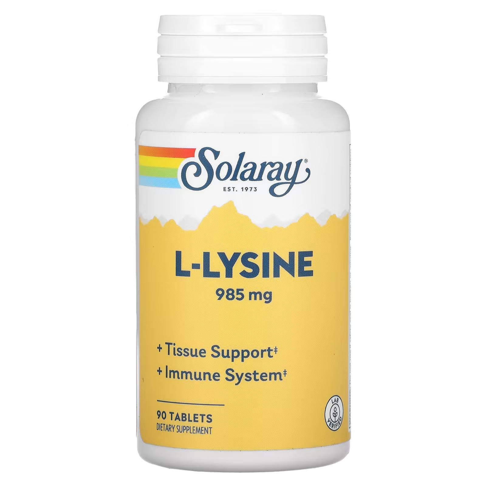 Solaray L-лизин 333 мг, 90 таблеток solaray l lysine 1000 мг 90 таблеток аминокислота л лизин комплекс с витамином с плюс цинк для поддержки иммунитета