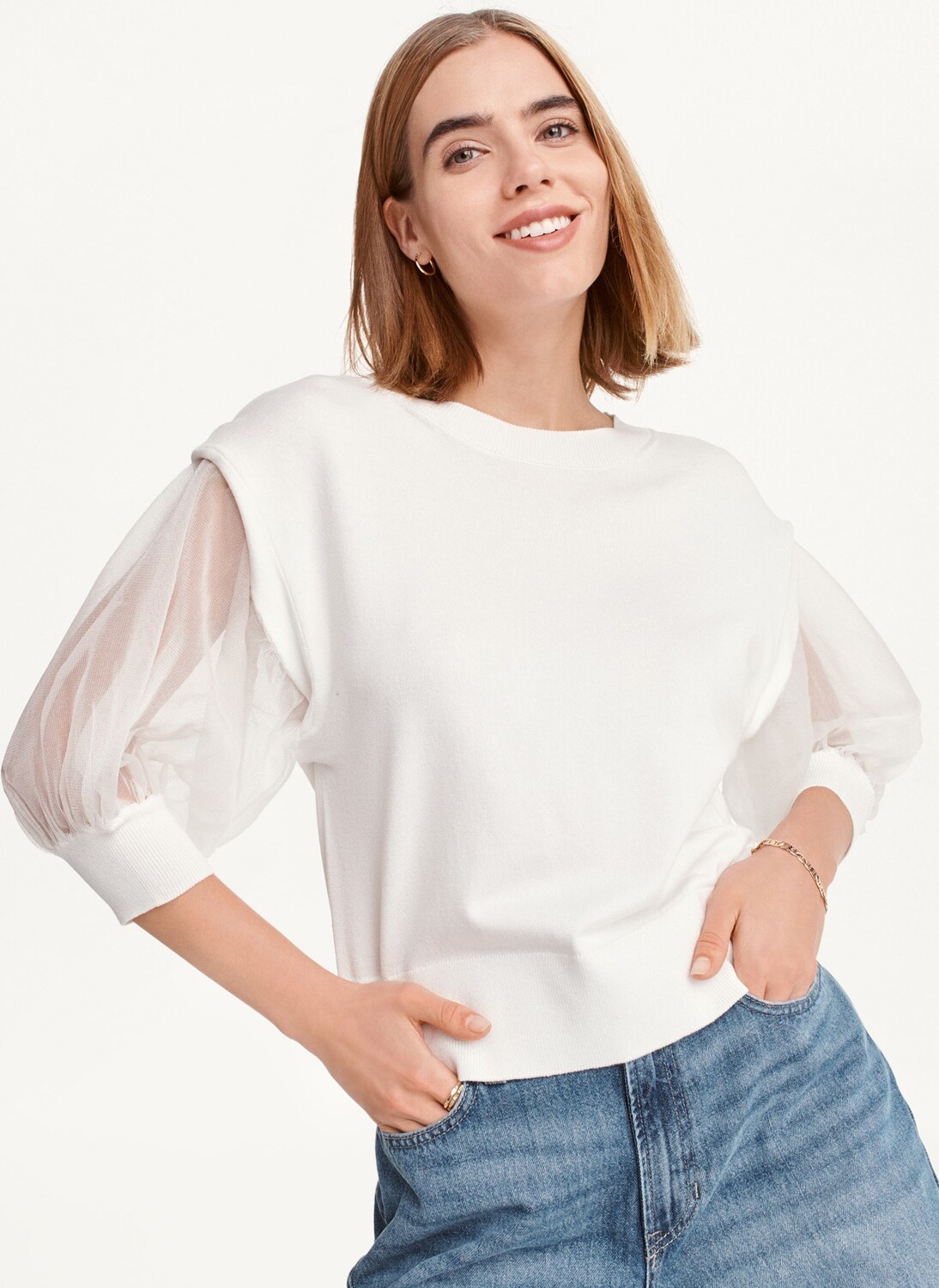 

Свитер Mixed Media DKNY