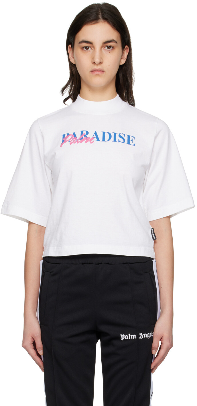 

Белая футболка \Paradise Palm\"" Palm Angels