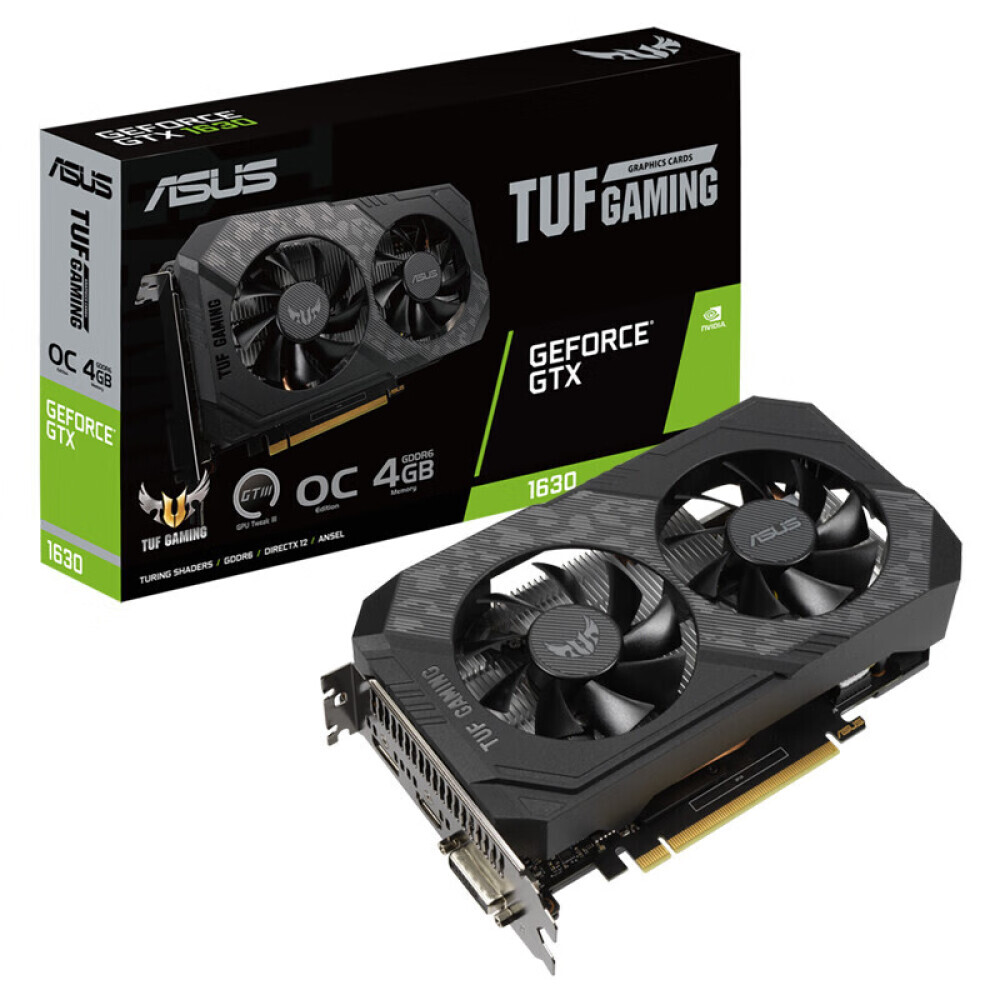 

Видеокарта Asus NVIDIA TUF Gaming GTX 1630 GDDR6 4GB