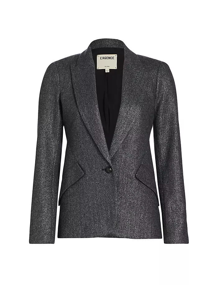

Чемберлен Блейзер L'Agence, цвет grey herringbone