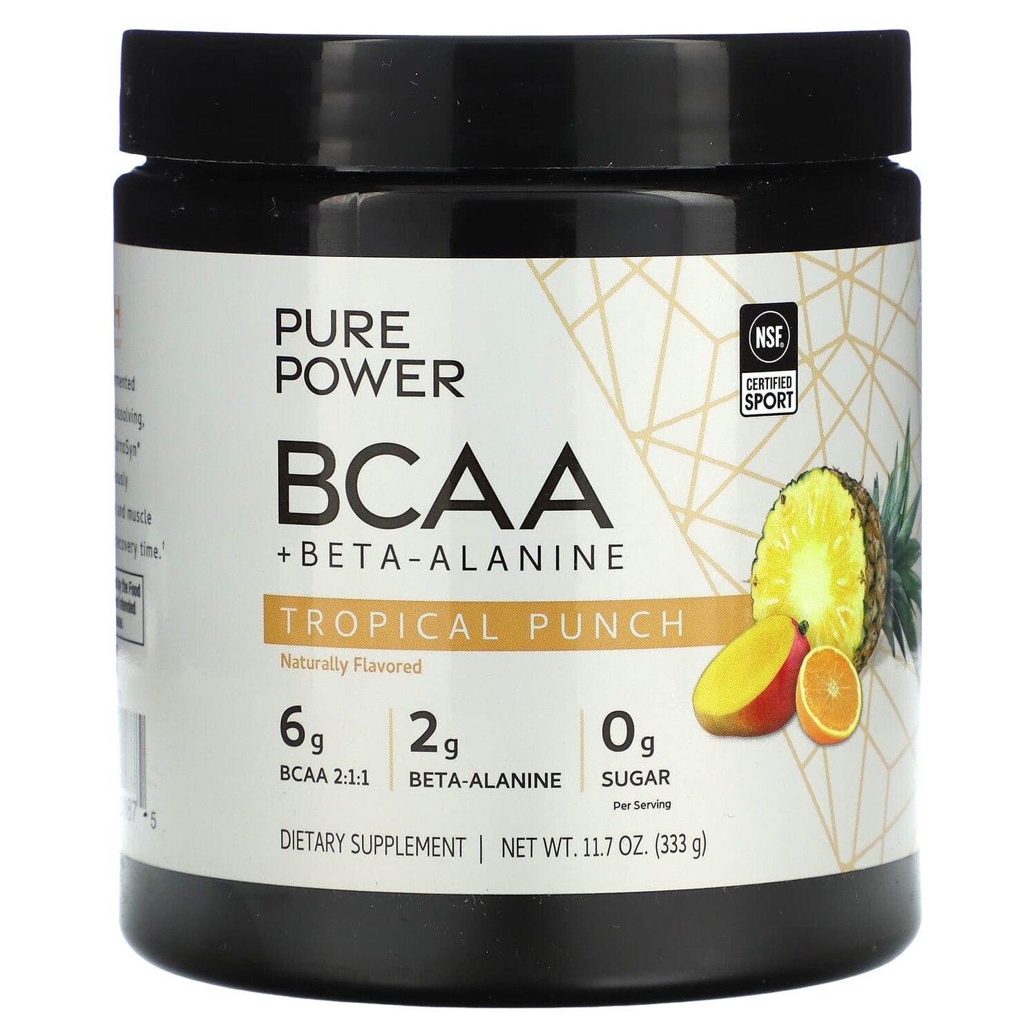 

Pure Power BCAA + бета - аланин, тропический пунш, 333 г (11,7 унции), Dr. Mercola