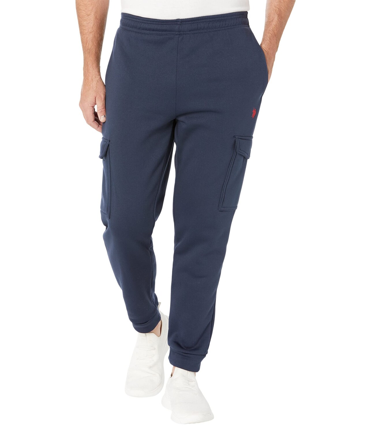 

Джогггеры U.S. POLO ASSN., Fleece Cargo Joggers, Серый