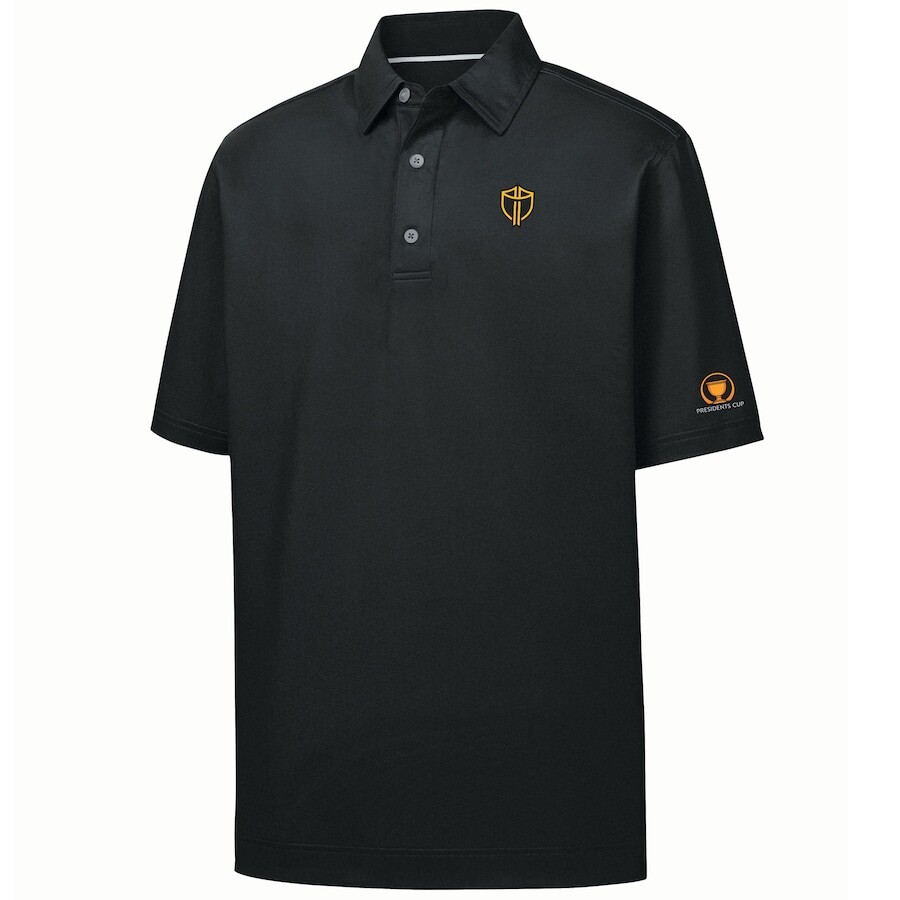 

Поло с коротким рукавом FootJoy Presidents Cup, черный
