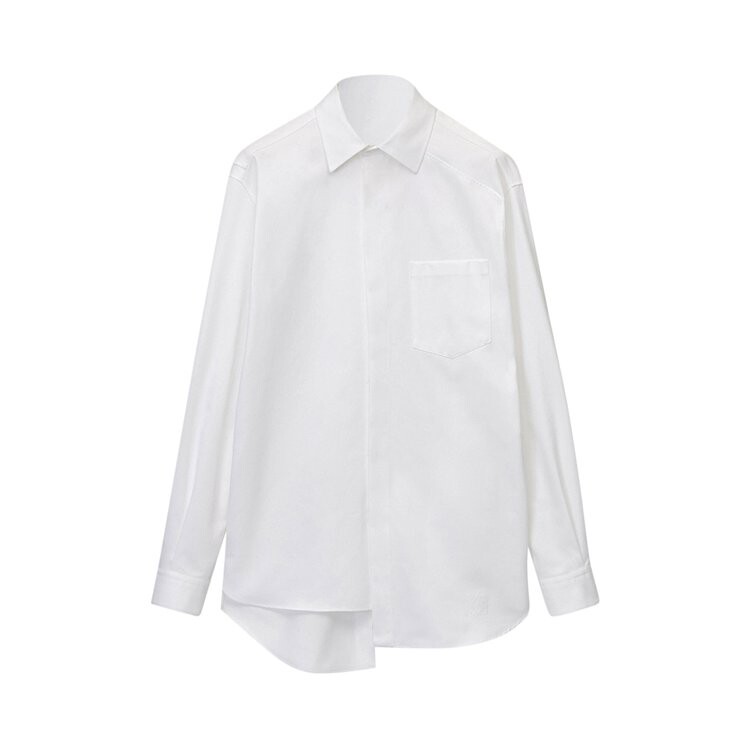 

Рубашка Loewe Asymmetric Shirt 'White', белый