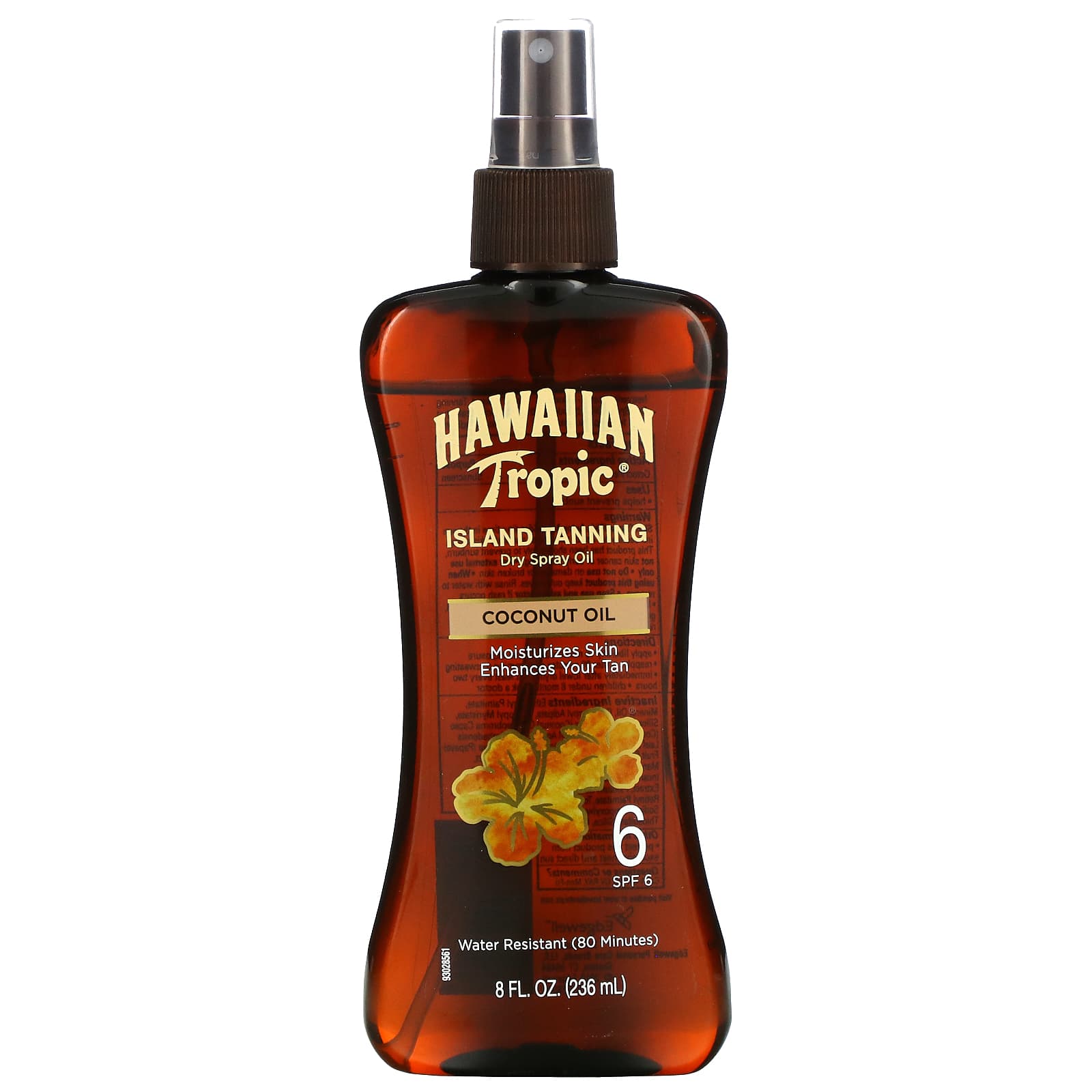 Сухое Масло - Спрей Hawaiian Tropic для загара с кокосовым маслом, 236 мл - фото