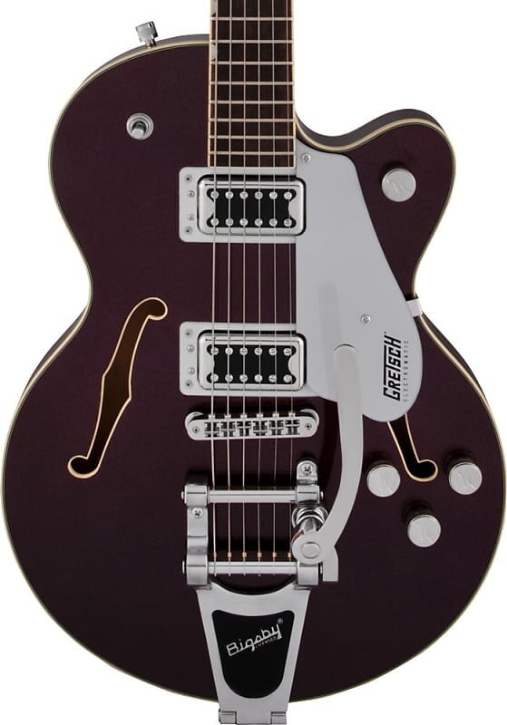 

Gretsch G5655T Electromatic Center Block Jr. Single Cut с Bigsby - Dark Cherry Metallic G5655T Electromatic Center Block Jr. Single-Cut with Bigsby -