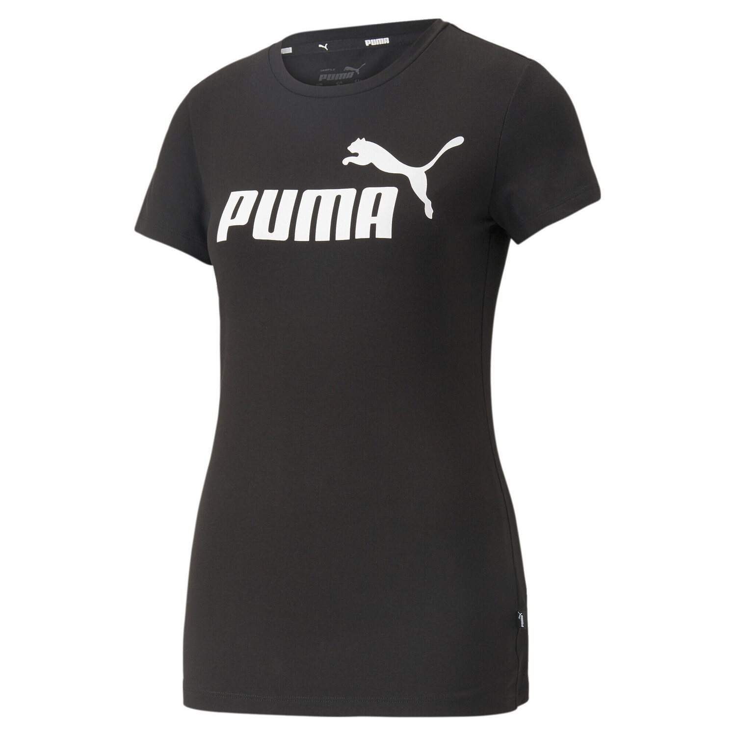 

Тонкая футболка с логотипом Essentials женская PUMA, черный