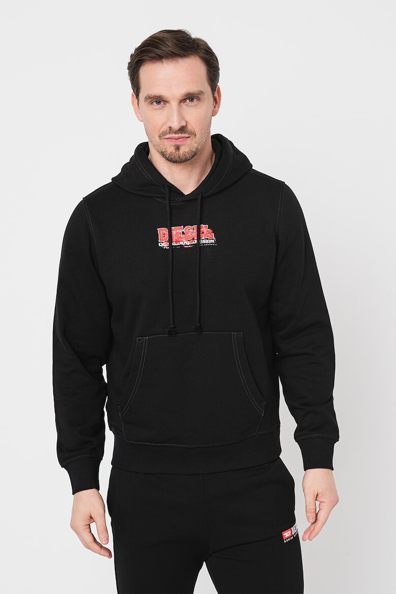 

Хлопковая толстовка с логотипом Diesel, красный