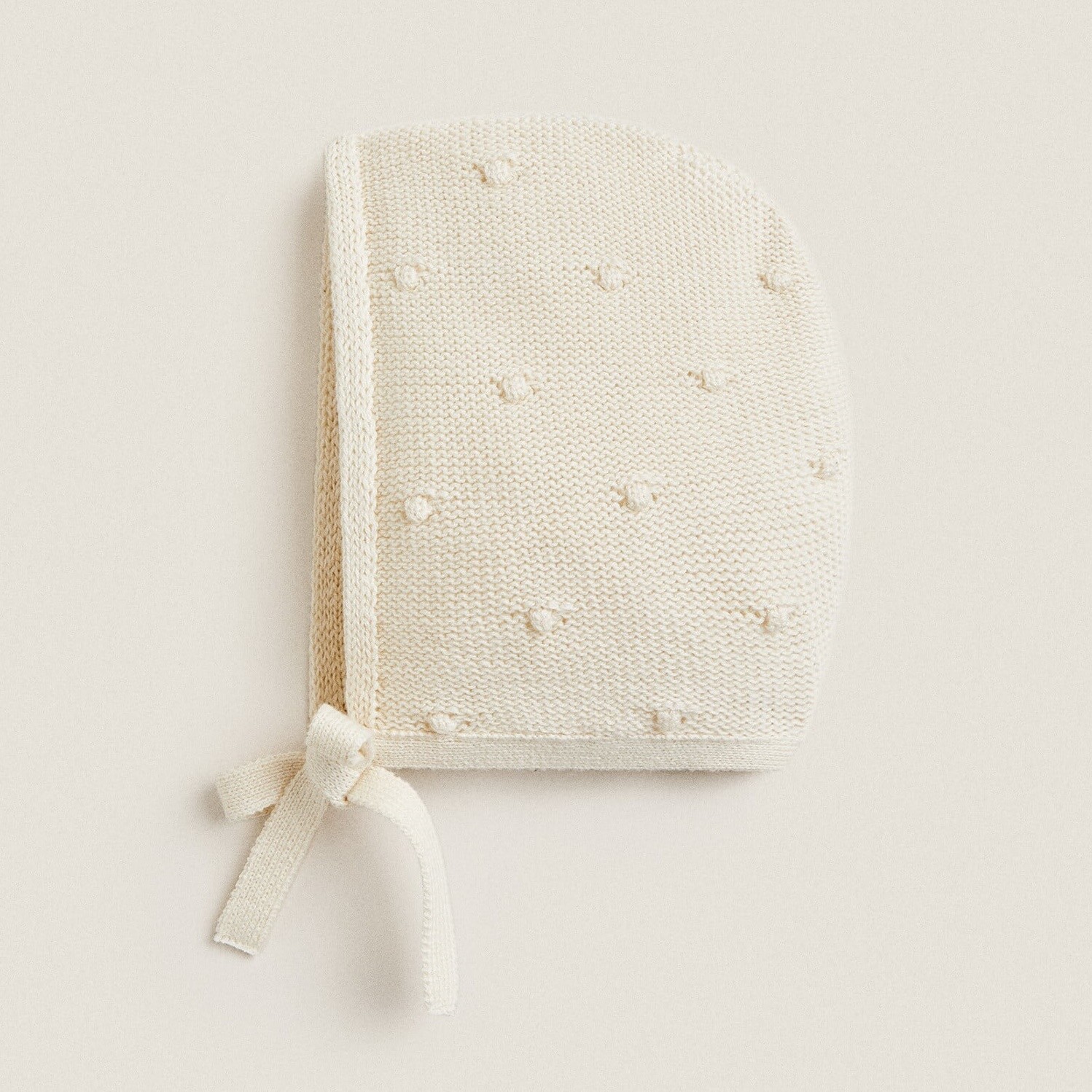 

Чепчик Zara Home Chunky Knit, светло-бежевый