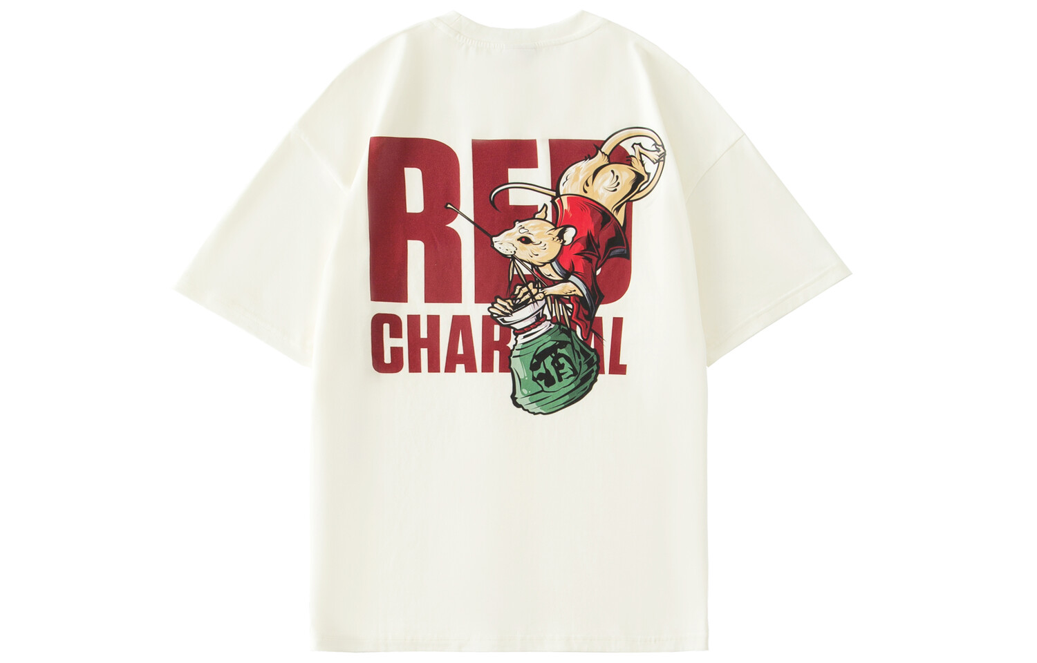 

Redcharcoal Футболка унисекс, От белого