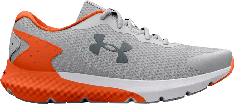 

Кроссовки Under Armour Charged Rogue 3 GS Grey Orange Blast, серый