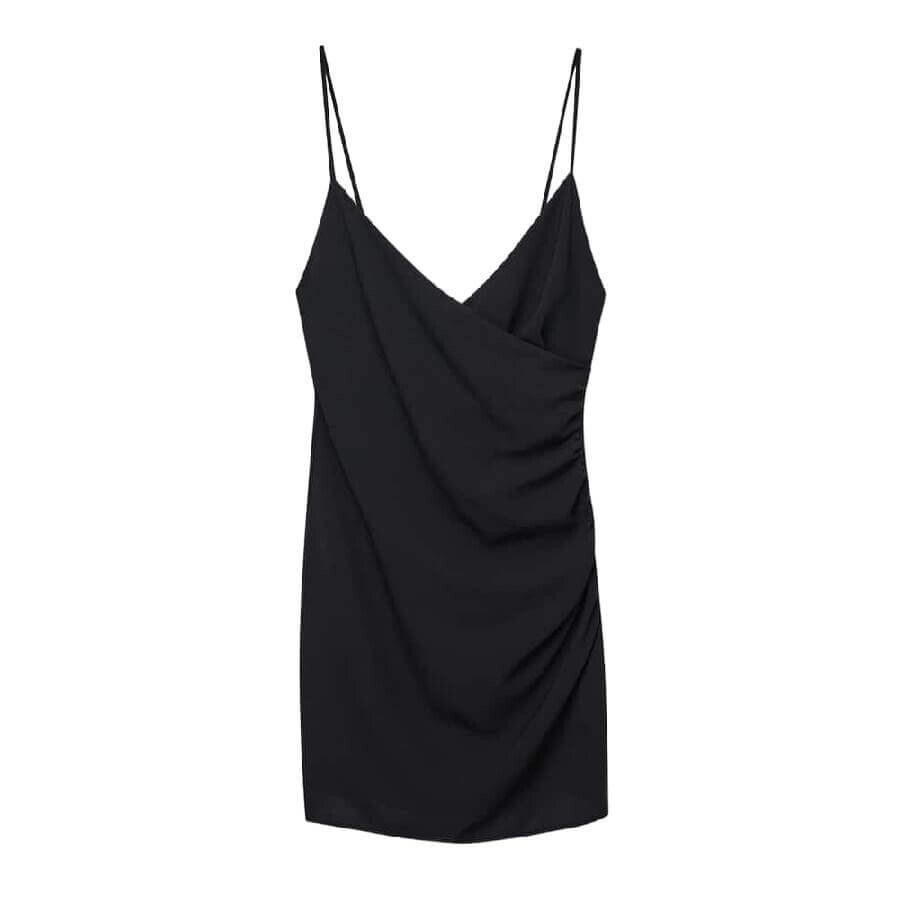 

Платье Pull&Bear Surplice Neckline, черный