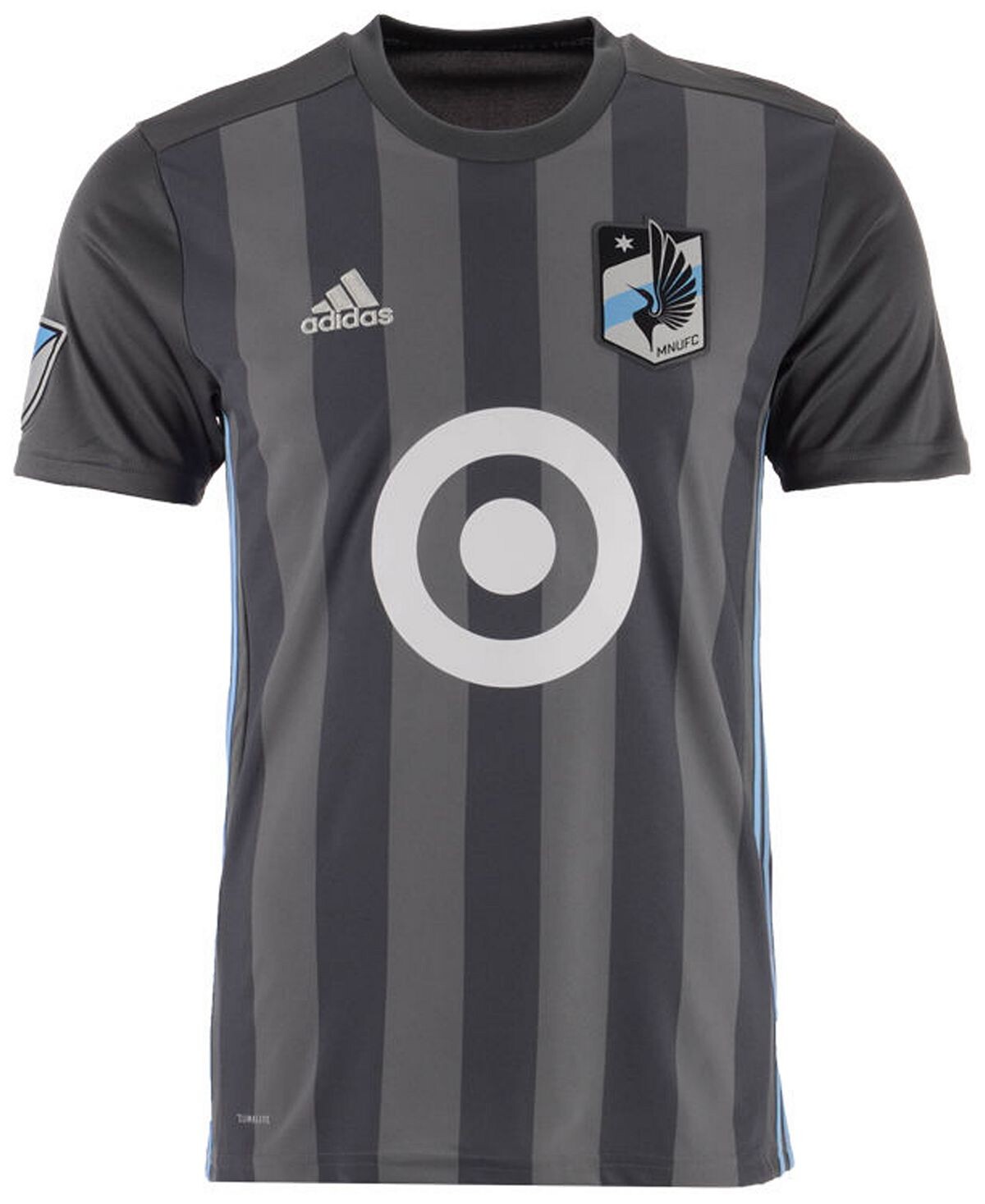 

Мужская майка minnesota united fc, основная копия adidas, серый