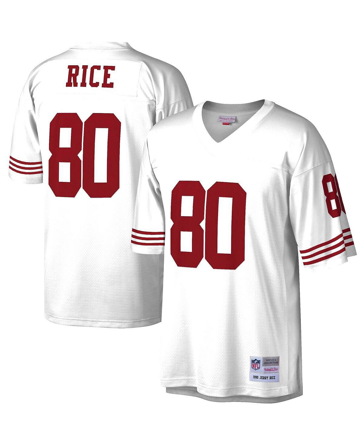 

Футболка Mitchell & Ness Men's Jerry Rice White San Francisco 49ers Legacy, белый