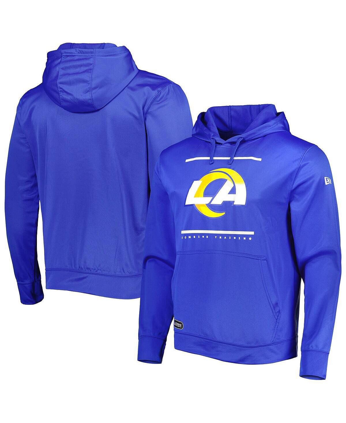 

Мужская толстовка с капюшоном royal los angeles rams combine authentic split defense pullover New Era