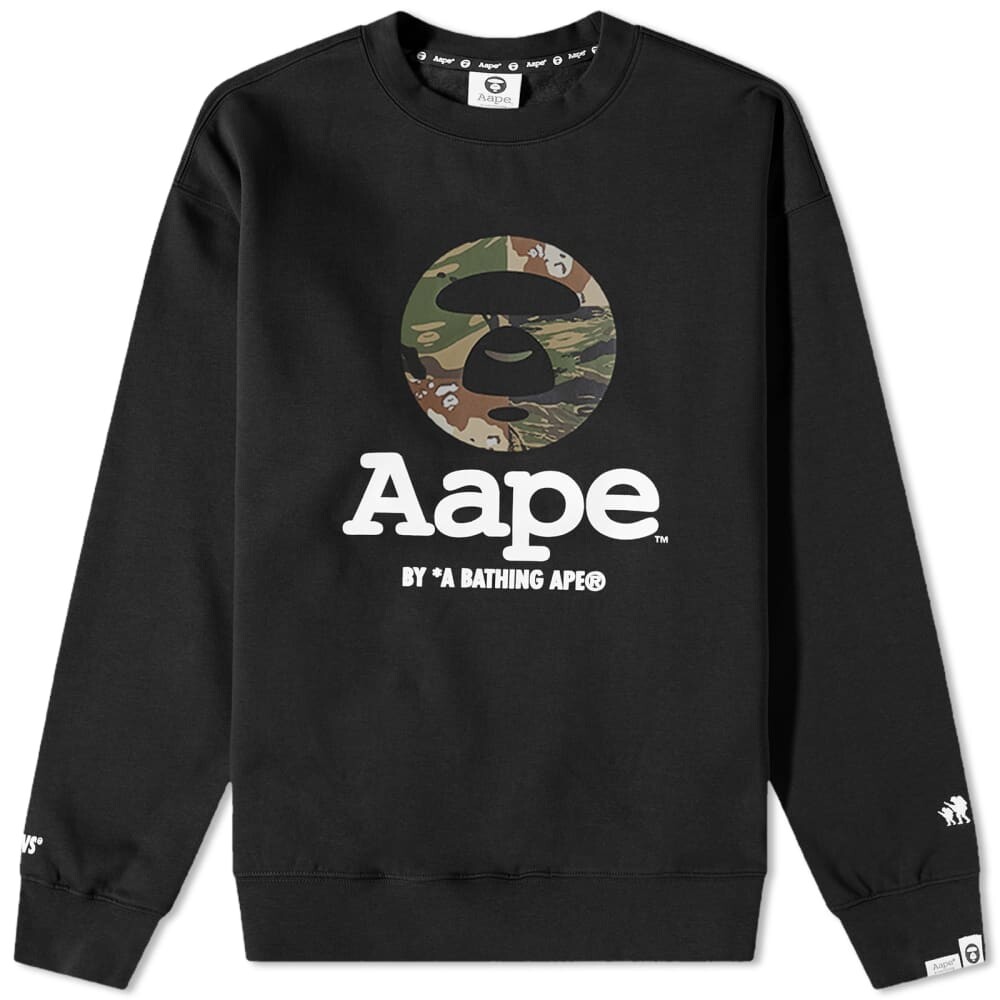 

Толстовка AAPE Moon Face Crew Sweat