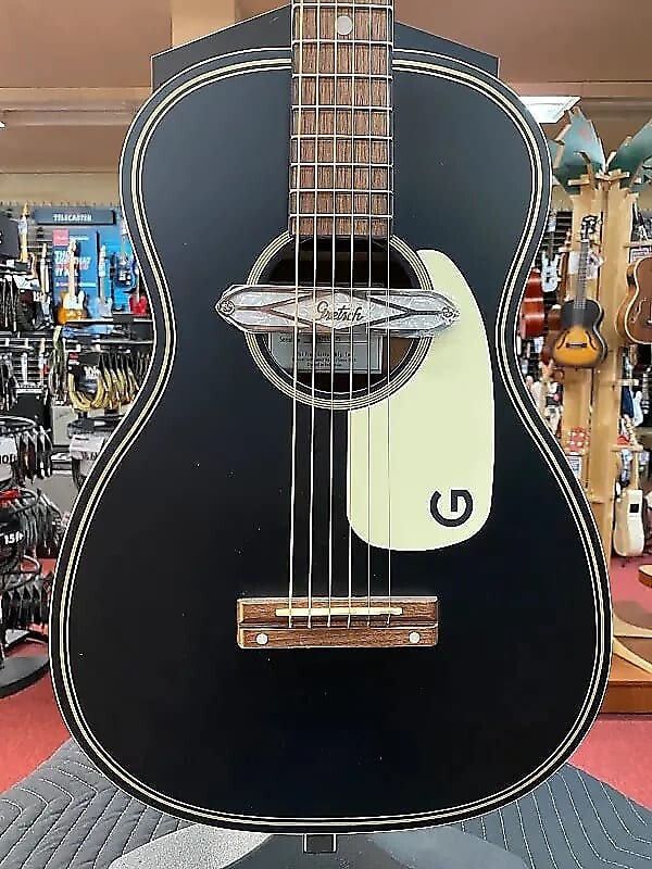 

Gretsch G9520E Gin Rickey Acoustic/Electric со звукоснимателем Soundhole, черная дымовая труба G9520E Gin Rickey Acoustic/Electric with Soundhole Pickup, Smokestack Black