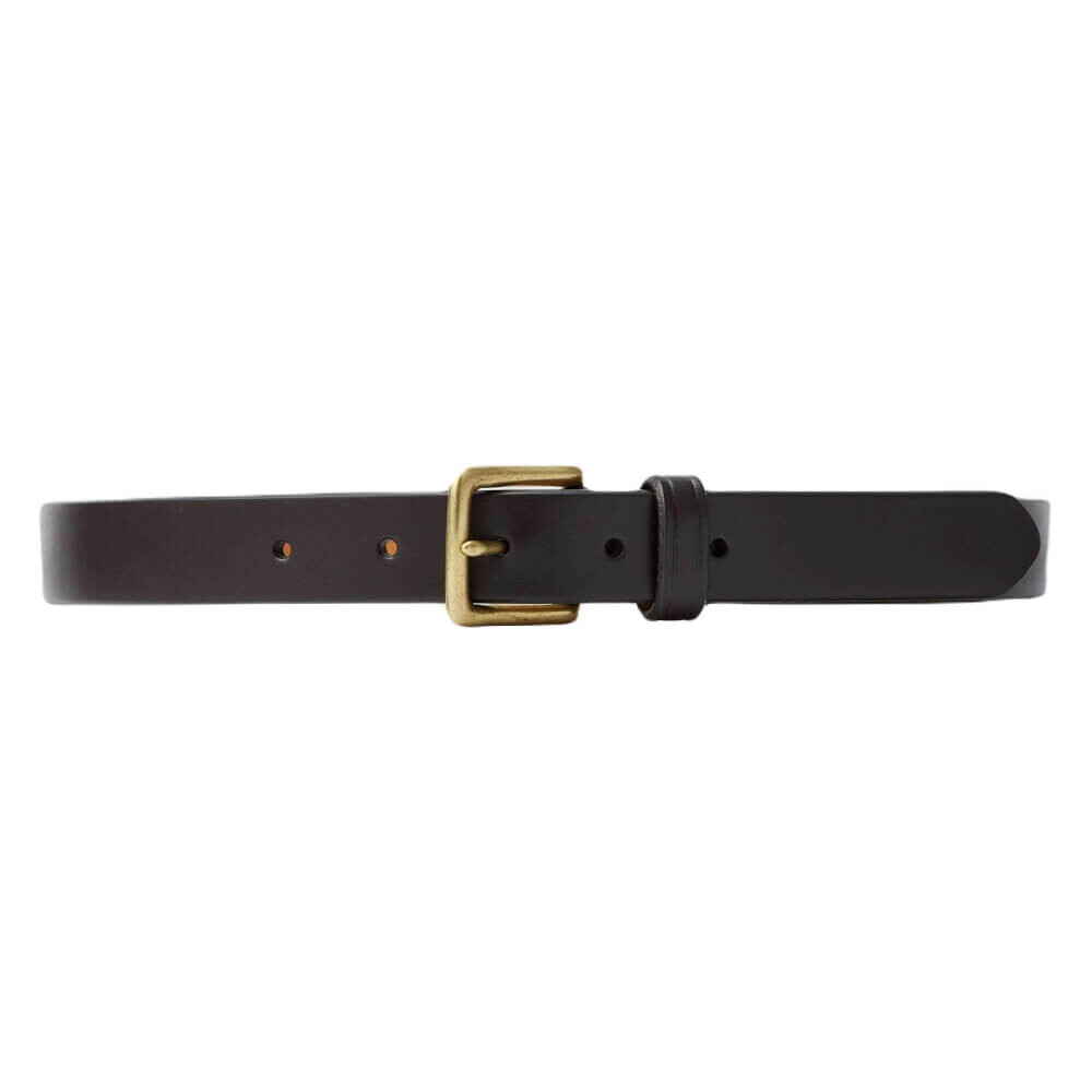 

Ремень Uniqlo Italian Saddle Leather, темно-коричневый